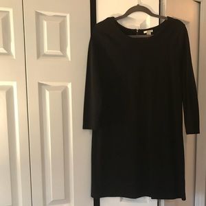 Long sleeve black dress